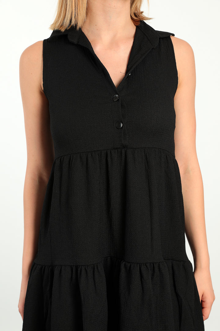 MPL Women's Front Buttoned Polo Neck Dress 5599 - Altrincham