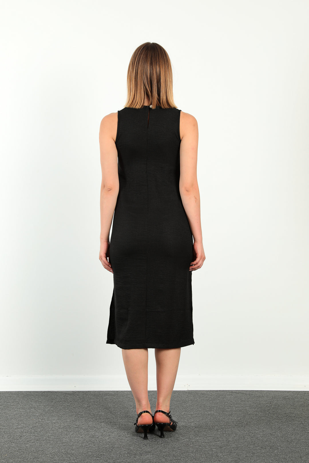 MPL Woman's Slit Long Sleeveless Dress 5808 - Hampstead