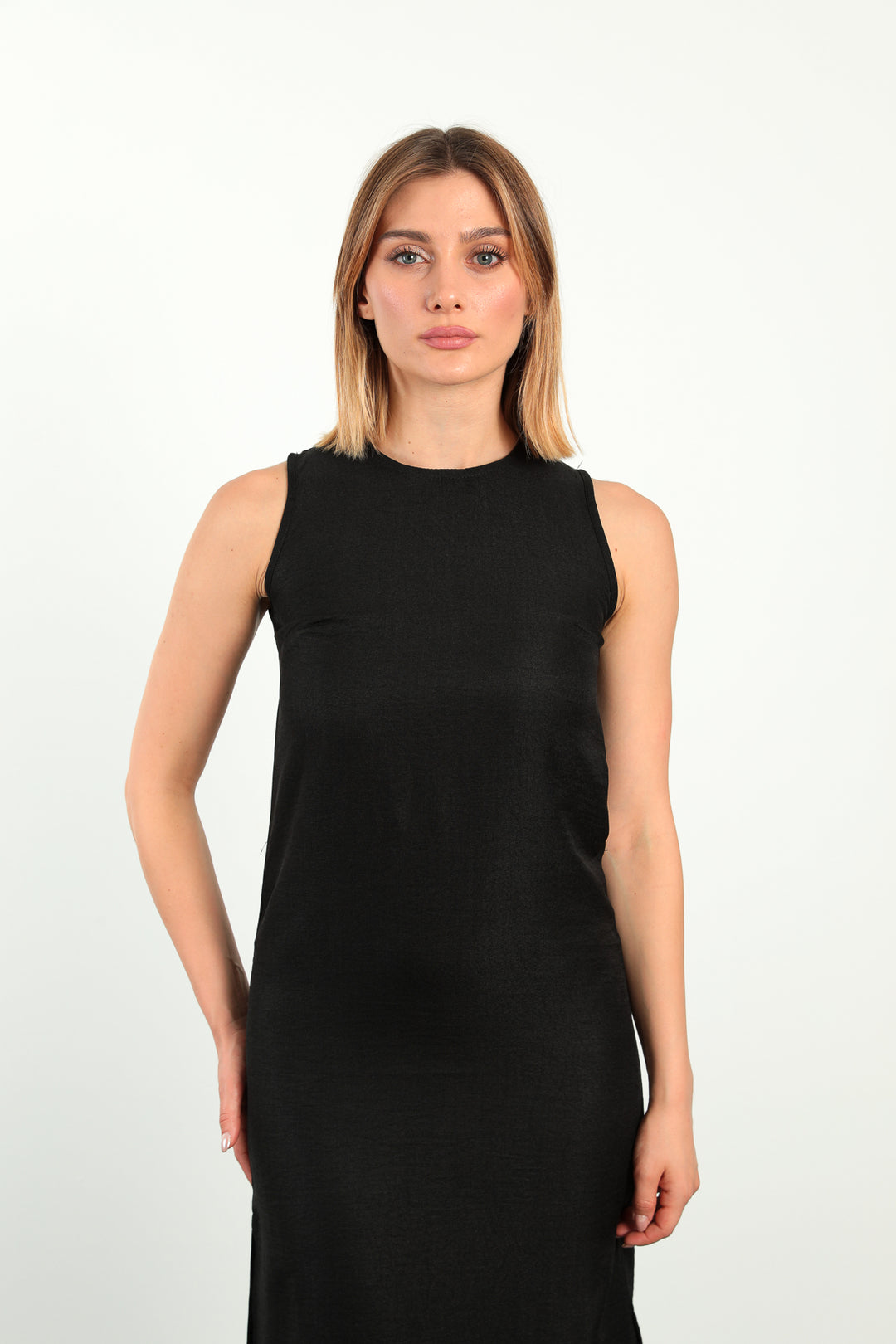 MPL Woman's Slit Long Sleeveless Dress 5808 - Hampstead