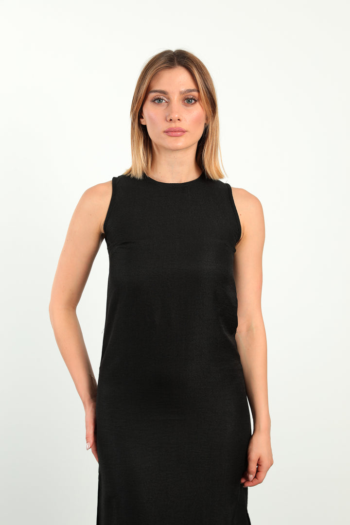 MPL Woman's Slit Long Sleeveless Dress 5808 - Hampstead