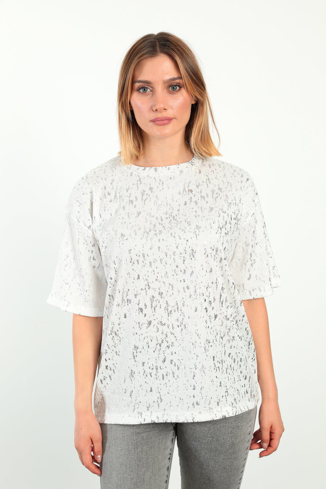 MPL Women's Bicycle Collar Glitter T-shirt 5816 - Barri