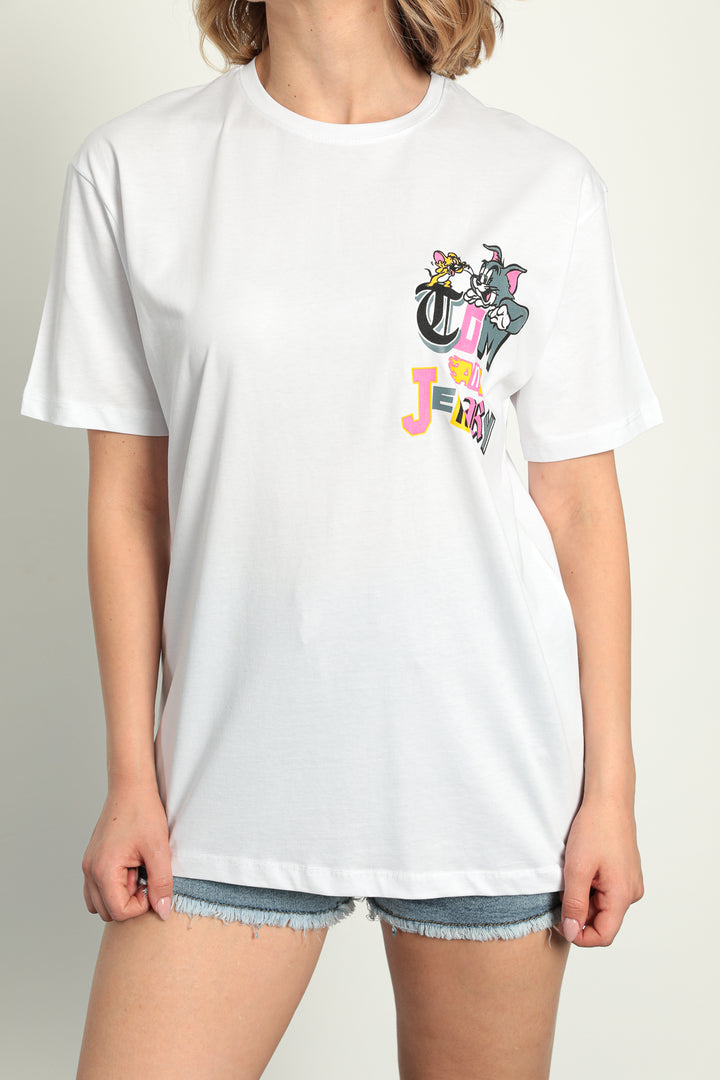 MPL Woman Tom And Jerry Printed T-shirt - Salem
