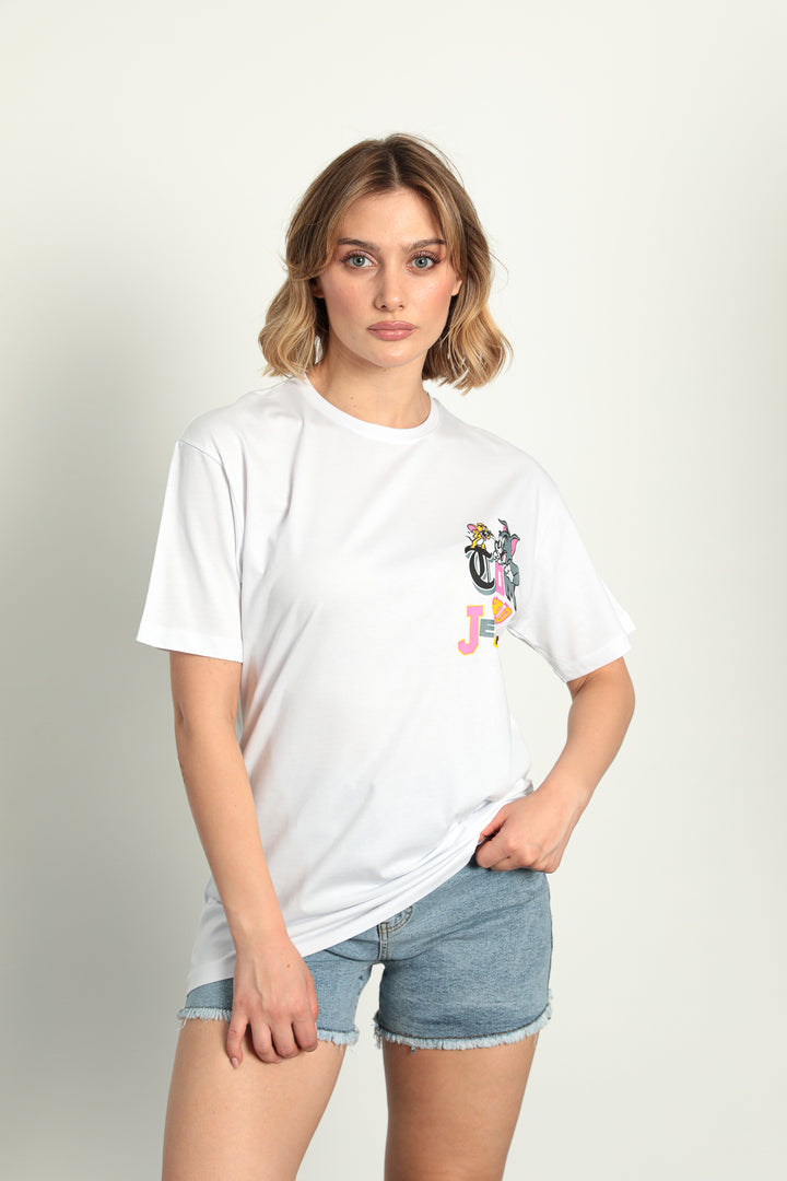 MPL Woman Tom And Jerry Printed T-shirt - Salem