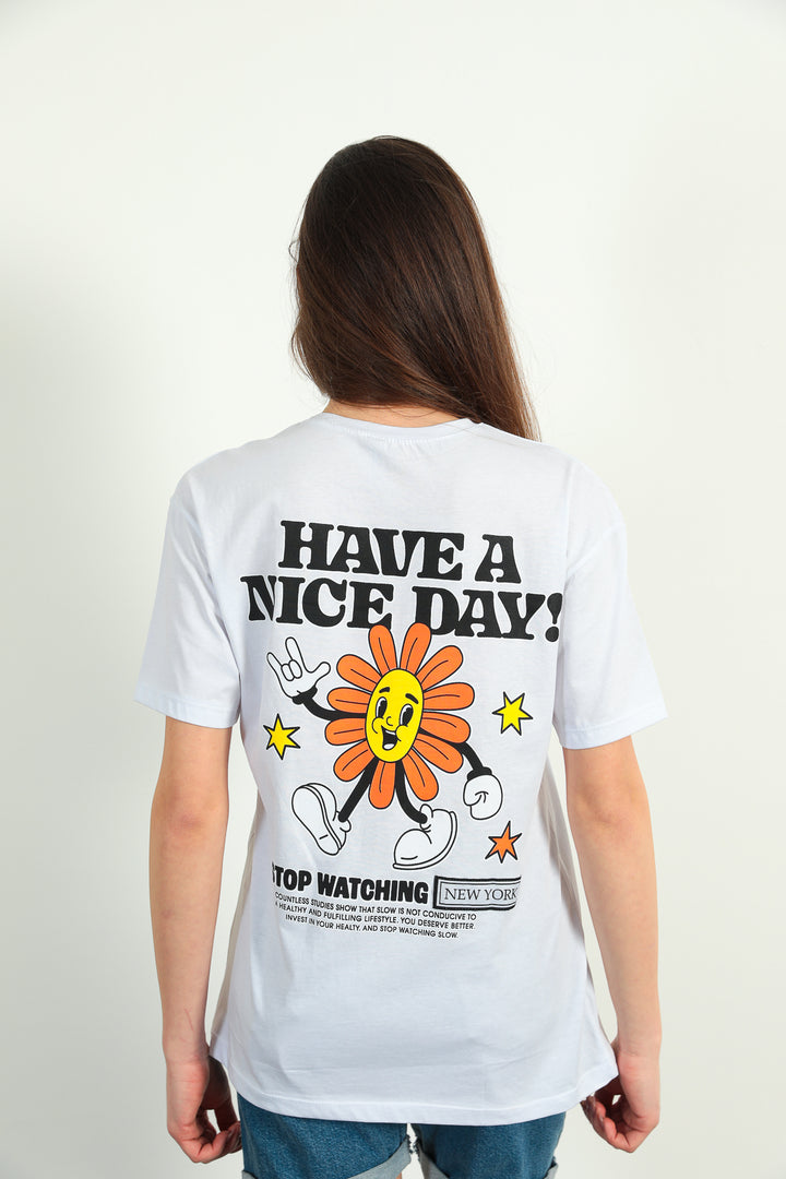 MPL Women's Flower Printed T-shirt - San Felipe del Progreso