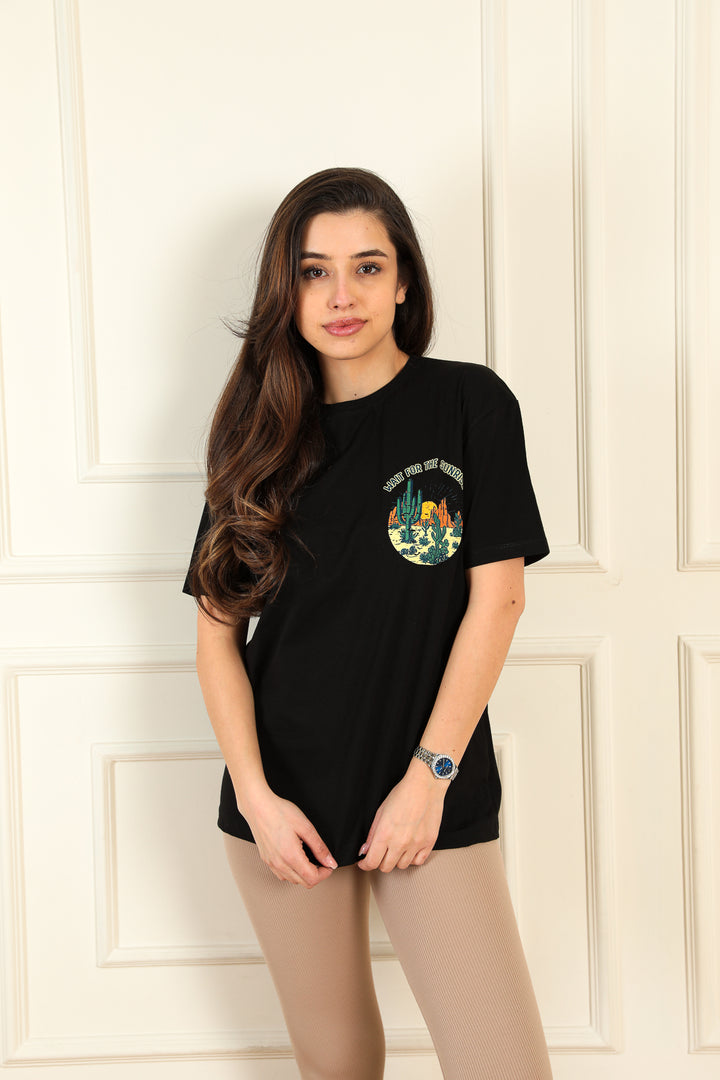 MPL Woman Cactus Printed T-shirt - Cleveland