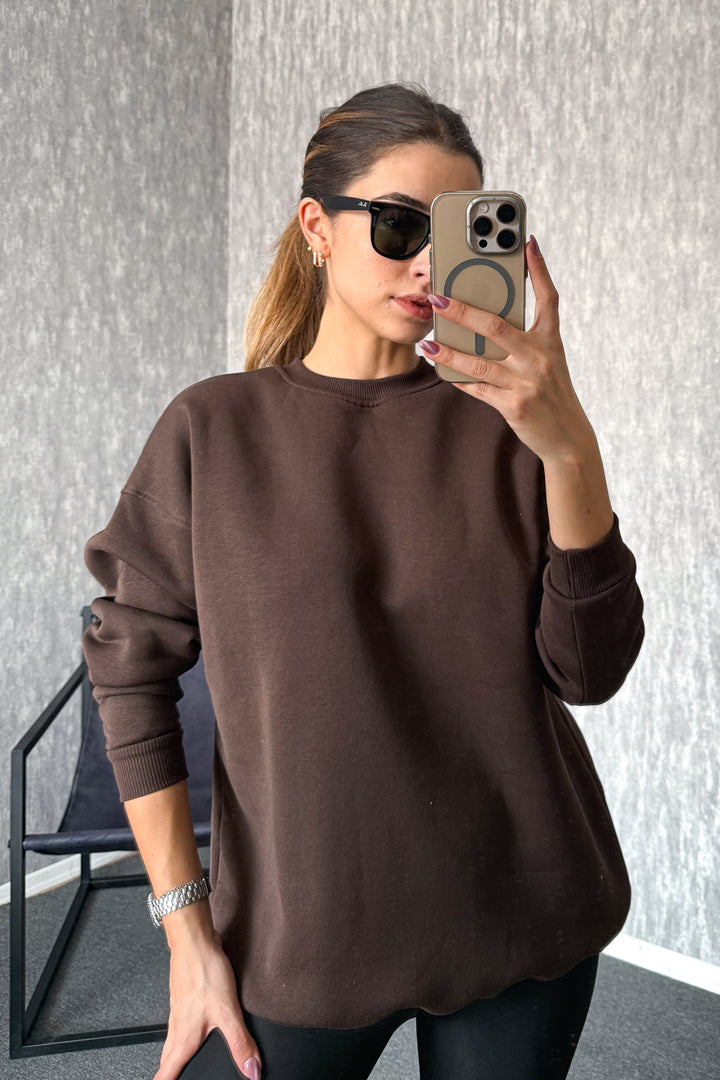 MPL Kadın 3 İp Oversıze Sweat 21620 - Eden Prairie