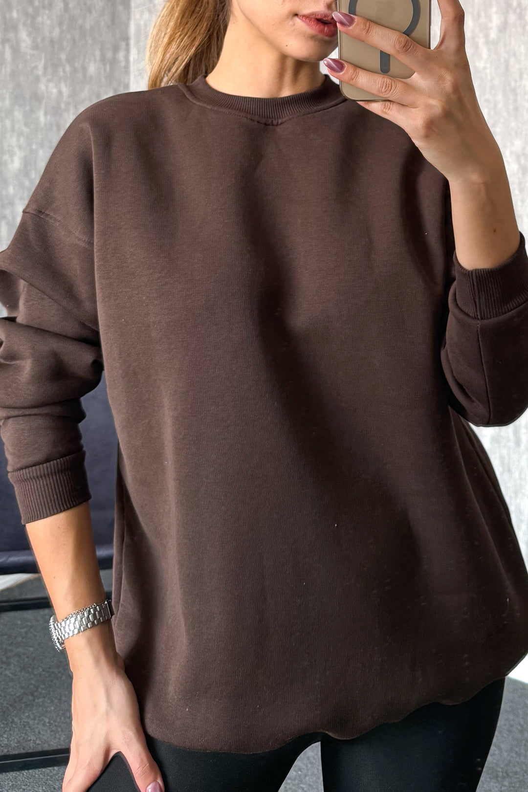 MPL Kadın 3 İp Oversıze Sweat 21620 - Eden Prairie