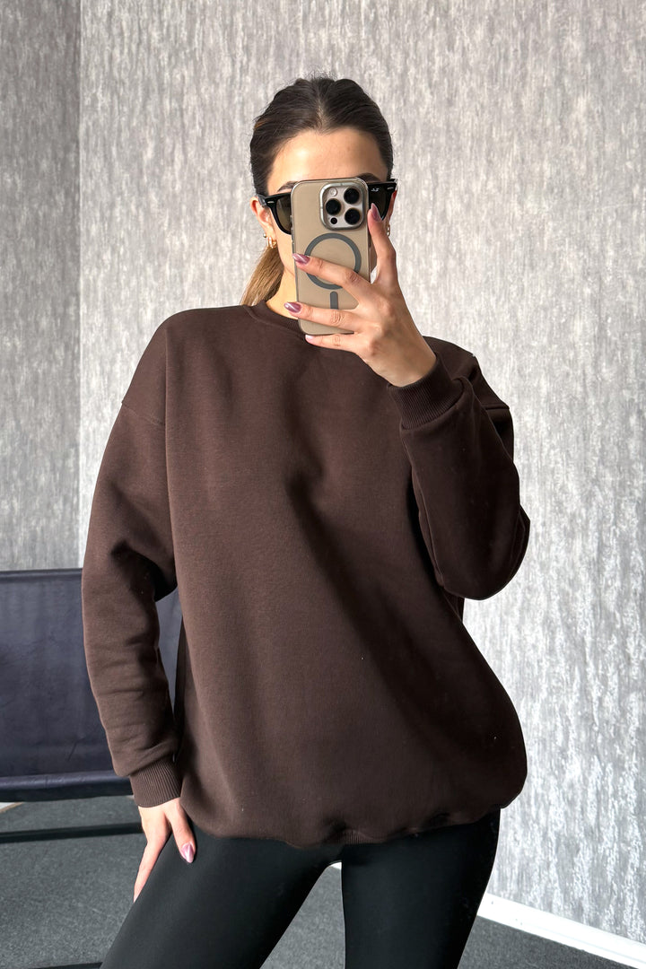 MPL Kadın 3 İp Oversıze Sweat 21620 - Eden Prairie