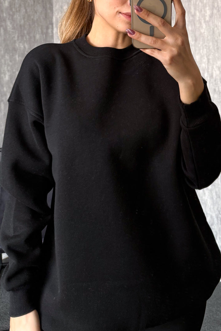 MPL Kadın 3 İp Oversıze Sweat 21620 - Lubny