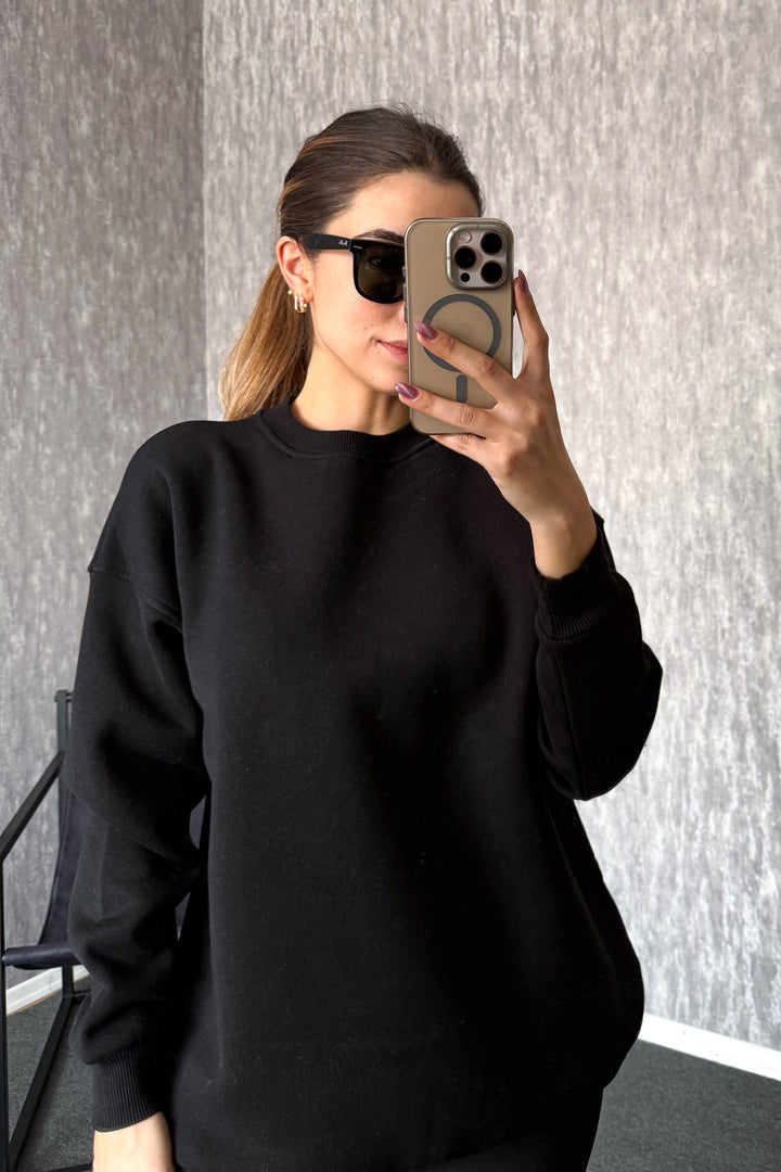 MPL Kadın 3 İp Oversıze Sweat 21620 - Lubny