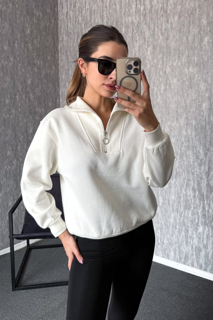 MPL Kadın Kamyoncu Fermuarlı Sweat 21971 - Cupertino