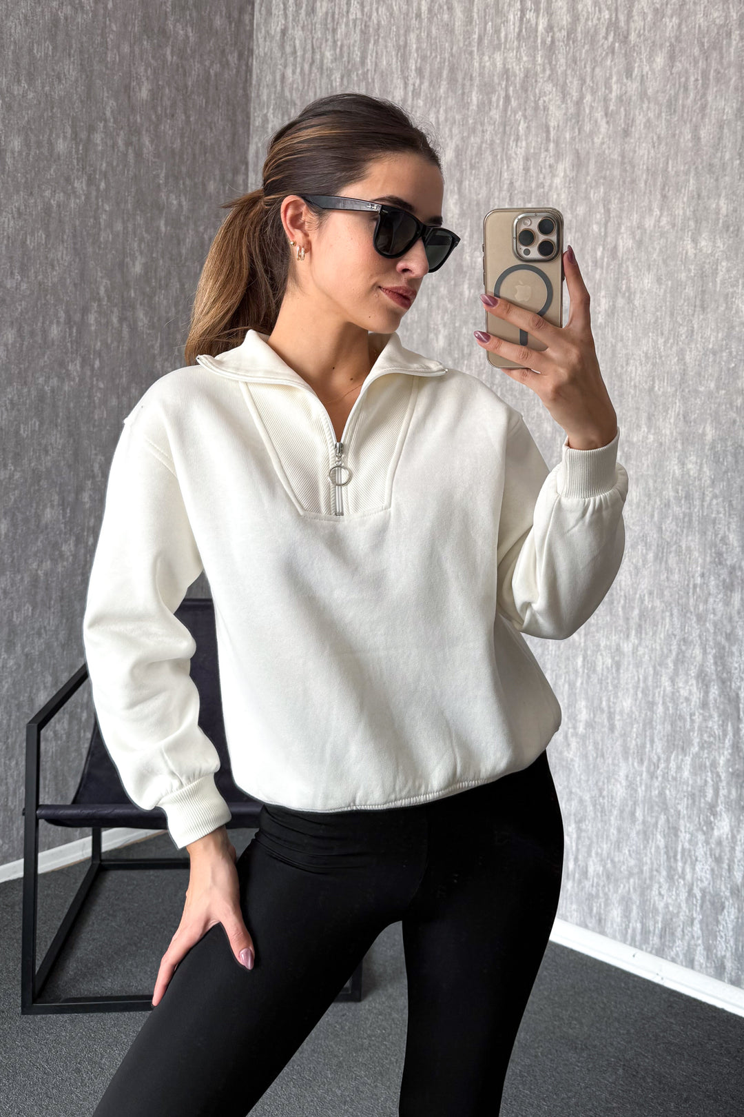 MPL Kadın Kamyoncu Fermuarlı Sweat 21971 - Cupertino