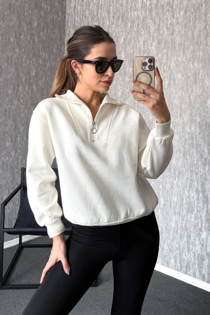 MPL Kadın Kamyoncu Fermuarlı Sweat 21971 - Cupertino