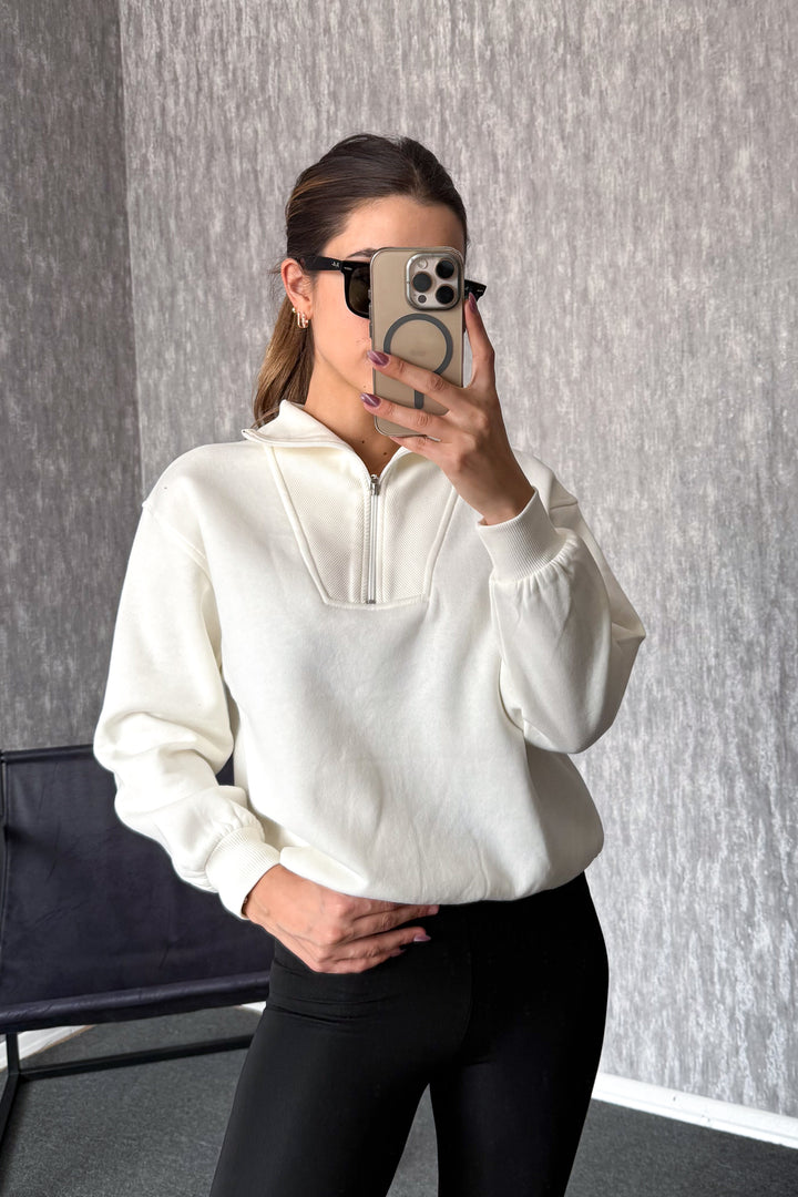 MPL Kadın Kamyoncu Fermuarlı Sweat 21971 - Cupertino