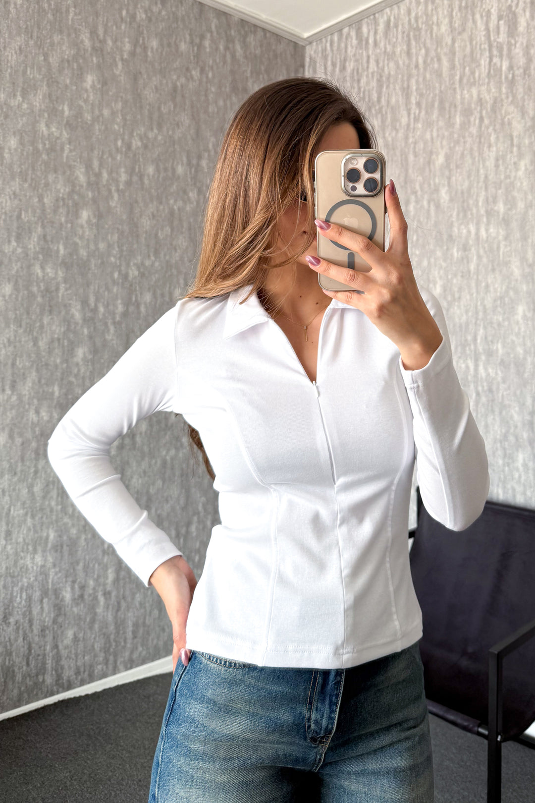 MPL Kadın Gömlek Yaka Uzun Kol Body 22113 - Arnsberg