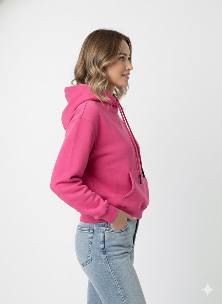 MPL Kadın Kapüşonlu 3 İp Crop Sweat - San Cugat del Vallés