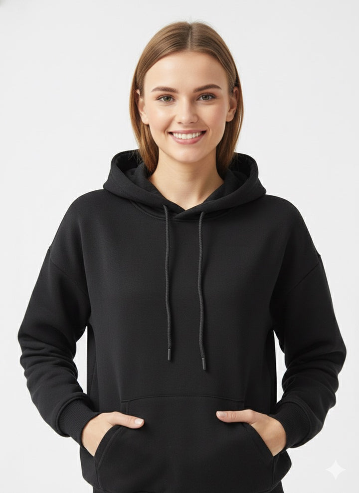 MPL Kadın Kapüşonlu 3 İp Crop Sweat - Zapopan