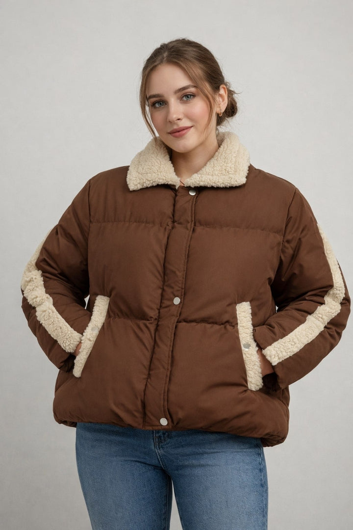 MPL Neck Pocket Fur Coat 605555 - Fort Collins