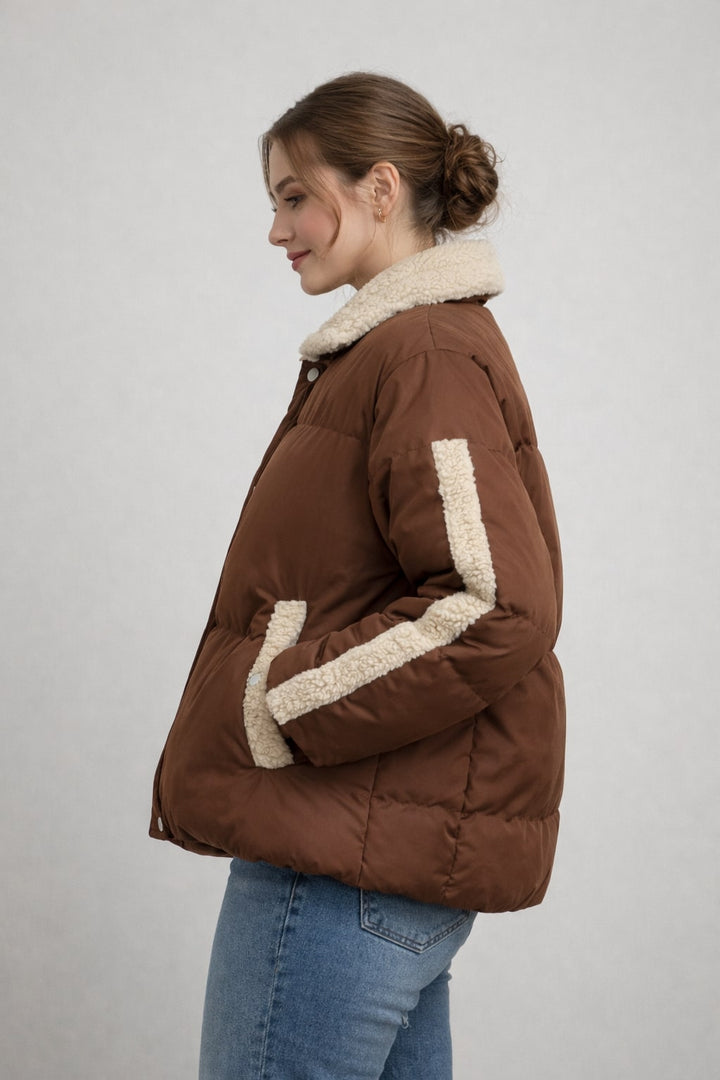 MPL Neck Pocket Fur Coat 605555 - Fort Collins