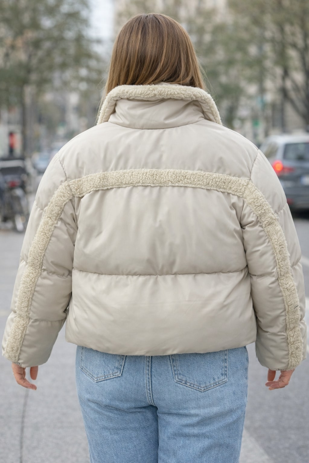 MPL Neck Pocket Fur Coat 605555 - Wiesbaden