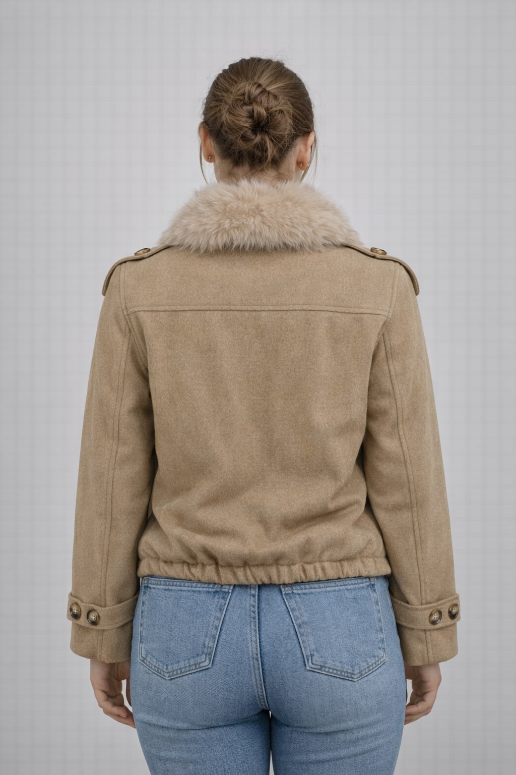 MPL Woman Coat with Fur Collar 60560 - Erlangen