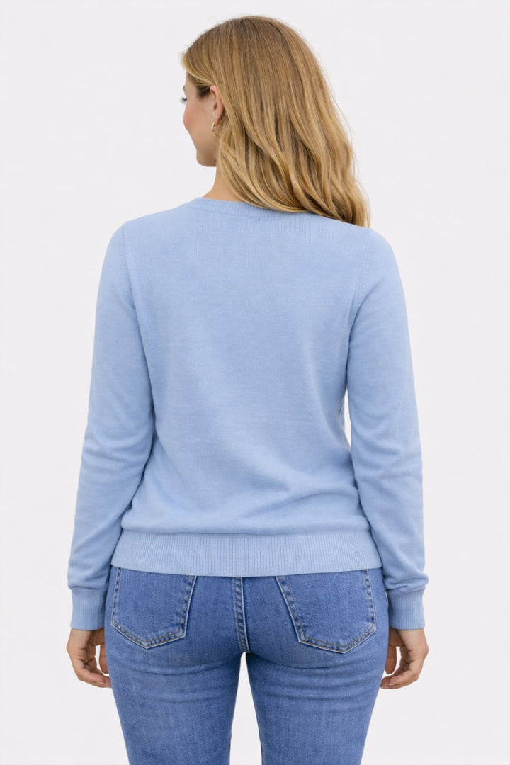 MPL Woman Top Pom Pom Patterned Sweater 4157 - Norristown