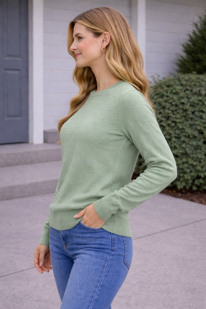 MPL Woman Top Pom Pom Patterned Sweater 4157 - Abilene