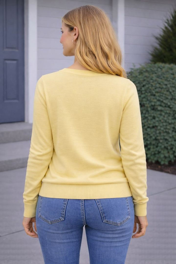 MPL Woman Top Pom Pom Patterned Sweater 4157 - Besançon