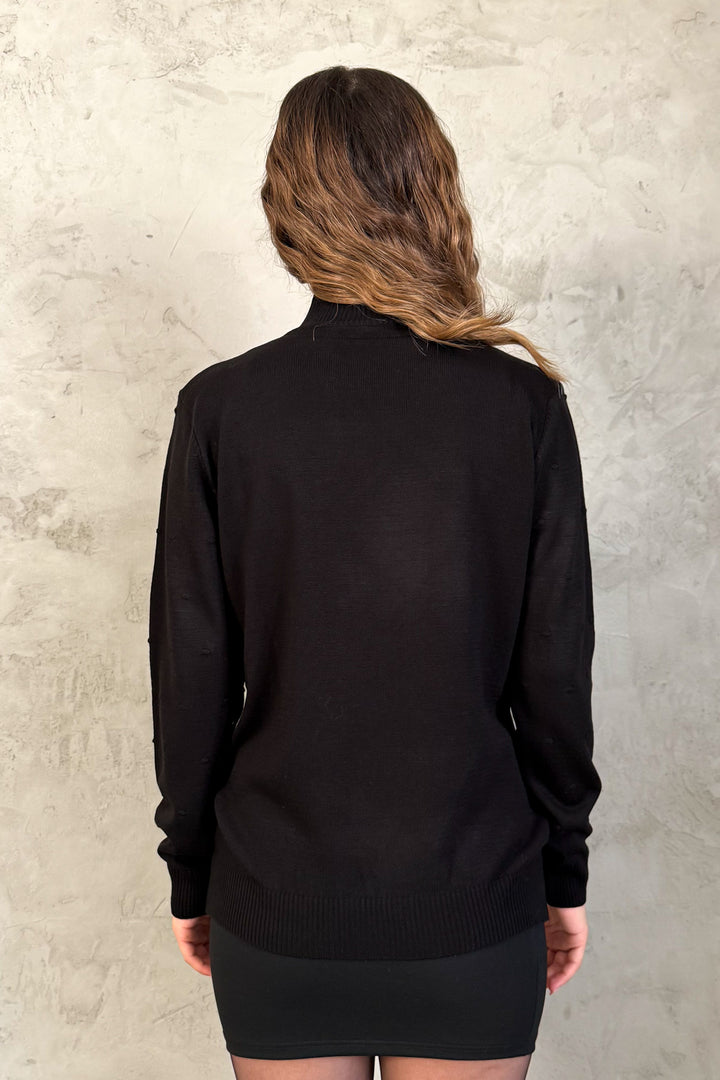 MPL Woman Pom Pom Patterned Half Fisherman Sweater 5200 - Reggio di Calabria