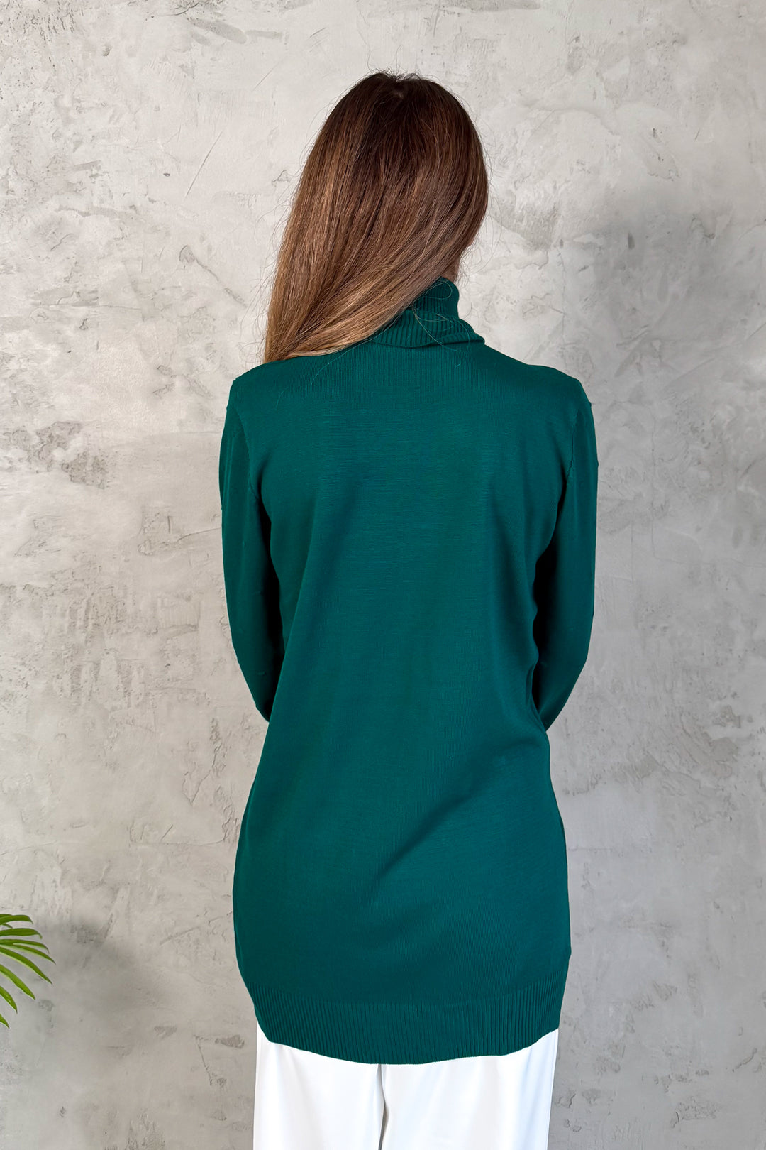 MPL Woman Pom Pom Patterned Fisherman Collar Knit Tunic 5211 - Heroica Guaymas