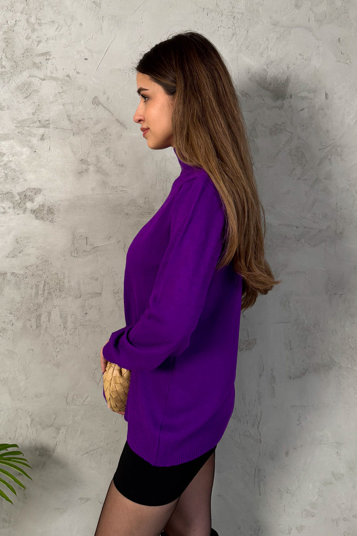 MPL Woman Half Fisherman Sweater 5353 - Eastpointe