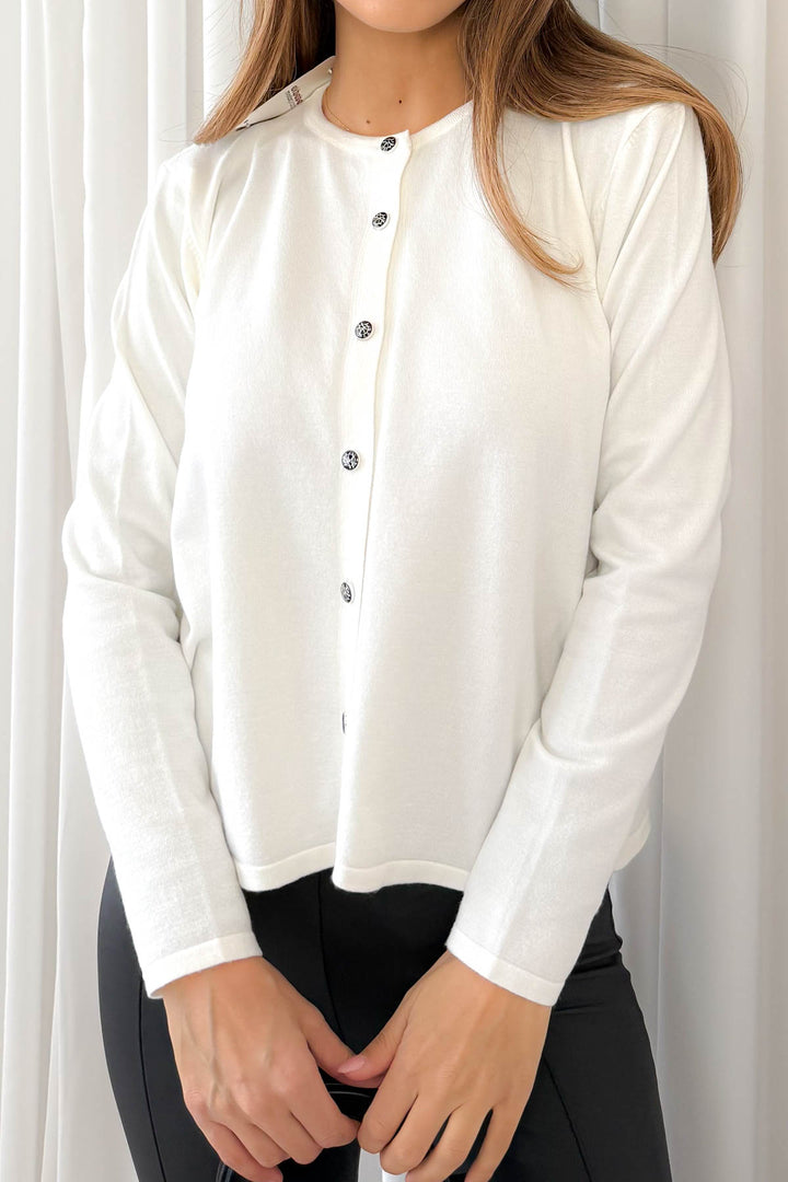 MPL Women's Buttoned Loose Cardigan 5705 - Weimar