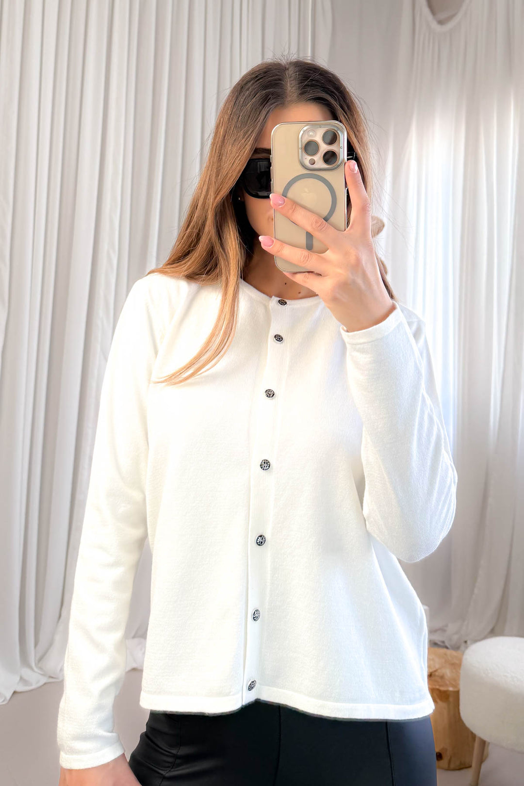 MPL Women's Buttoned Loose Cardigan 5705 - Weimar