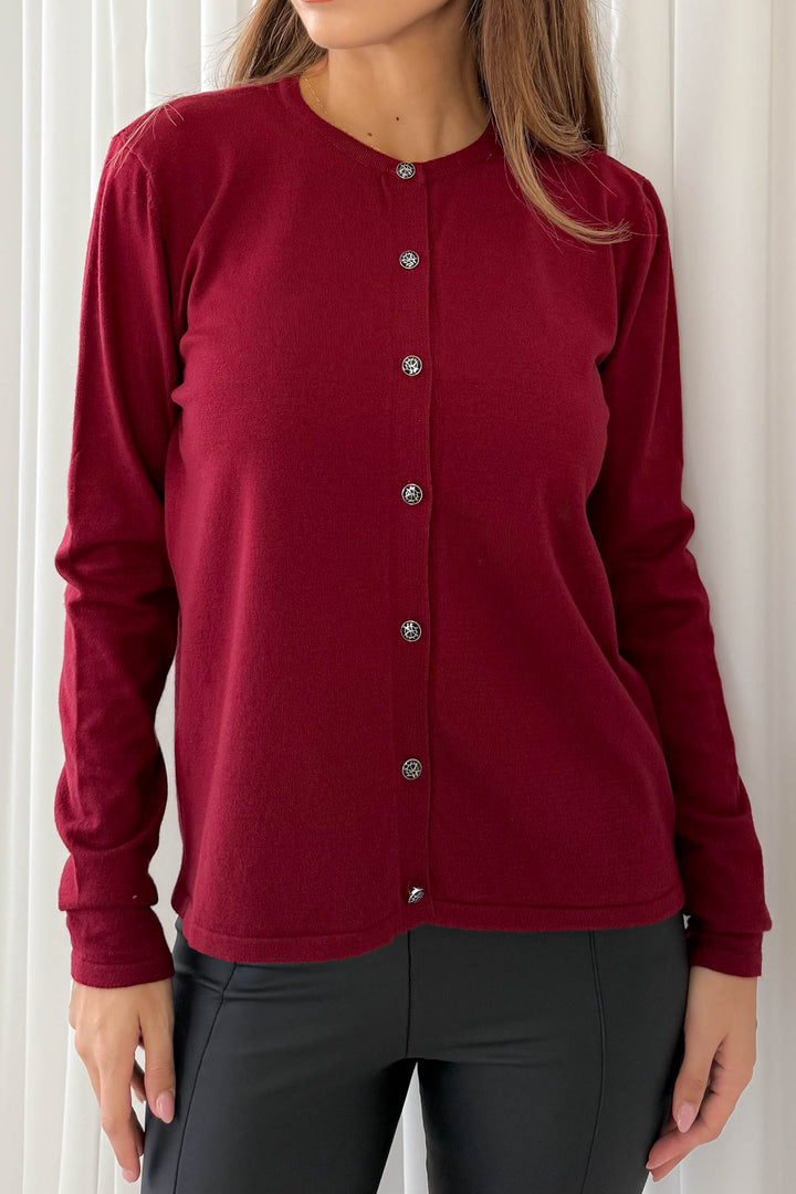 MPL Women's Buttoned Loose Cardigan 5705 - Aachen