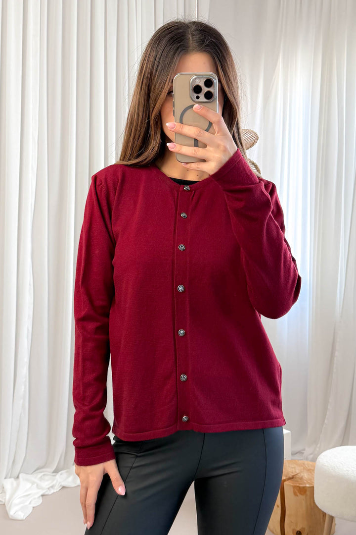 MPL Women's Buttoned Loose Cardigan 5705 - Aachen