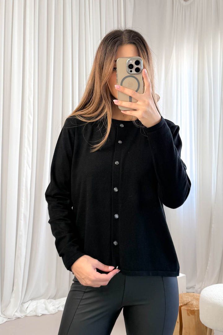 MPL Women's Buttoned Loose Cardigan 5705 - Tomelloso