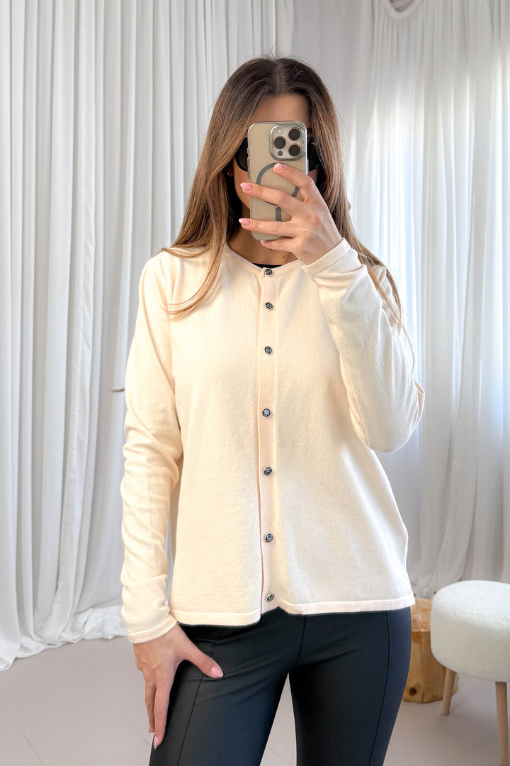 MPL Women's Buttoned Loose Cardigan 5705 - Calexico