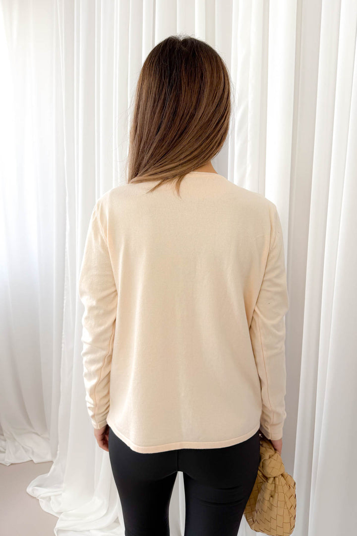 MPL Women's Buttoned Loose Cardigan 5705 - Yorba Linda