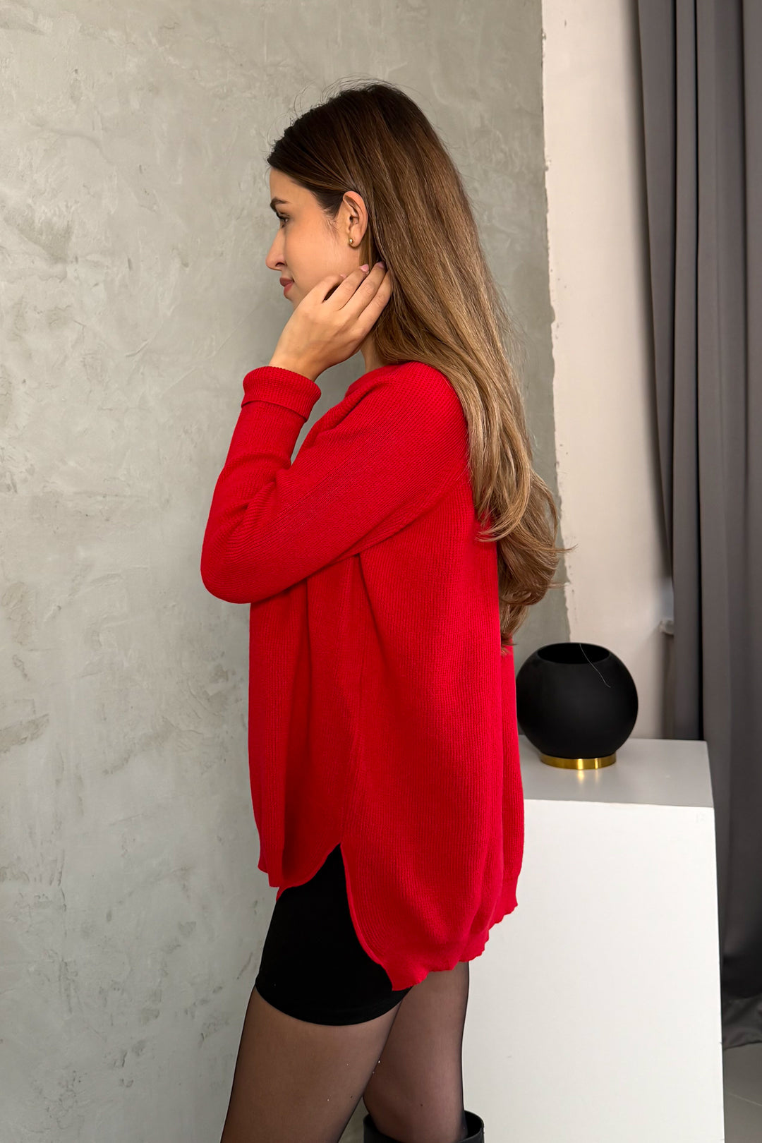 MPL Woman Raglan Sleeve Loose Sweater 5791 - Ostend