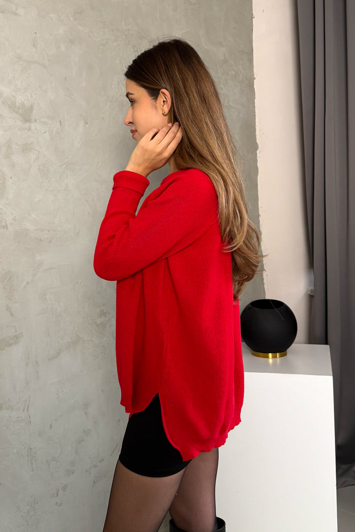MPL Woman Raglan Sleeve Loose Sweater 5791 - Ostend