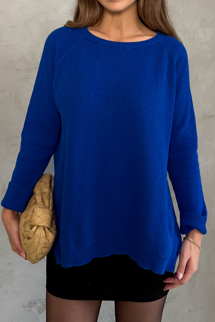MPL Woman Raglan Sleeve Loose Sweater 5791 - Elyria