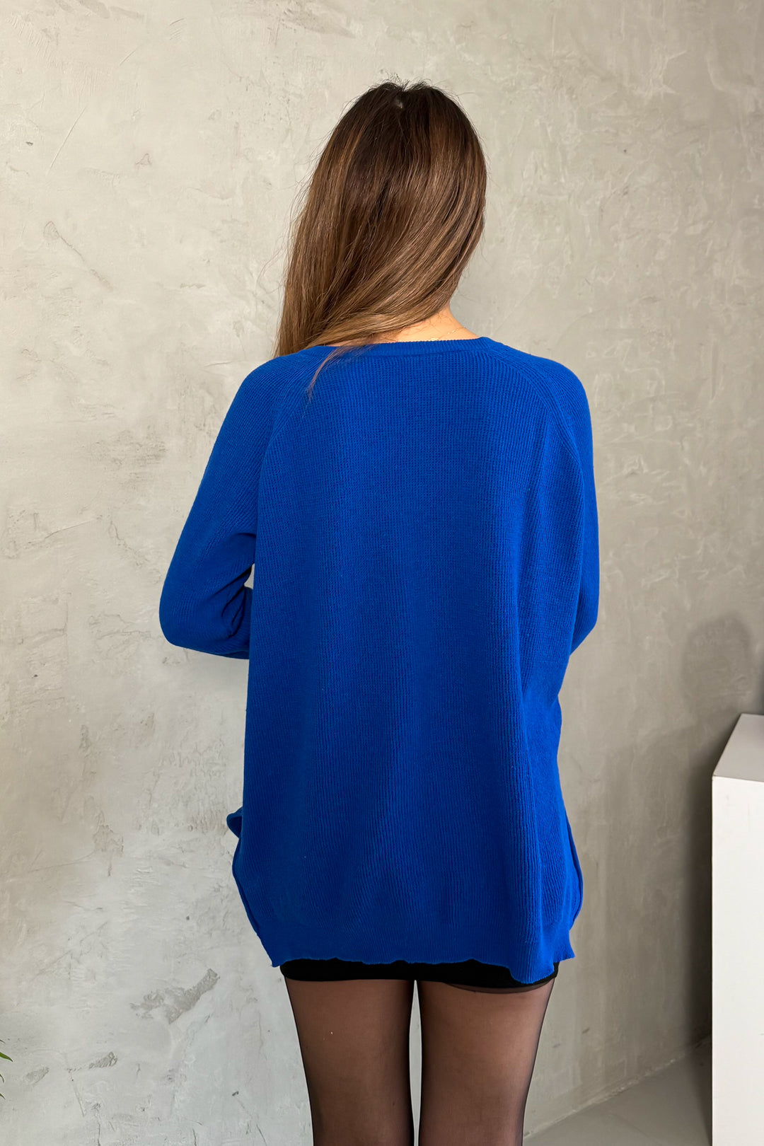 MPL Woman Raglan Sleeve Loose Sweater 5791 - Elyria
