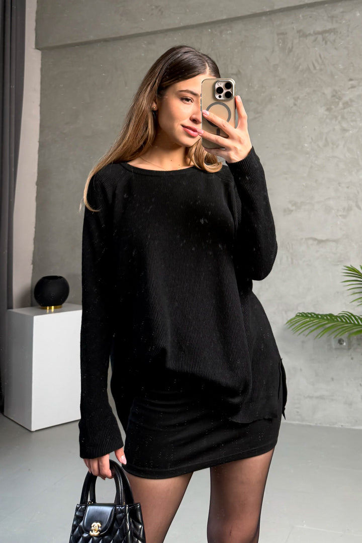 MPL Woman Raglan Sleeve Loose Sweater 5791 - Clarksville