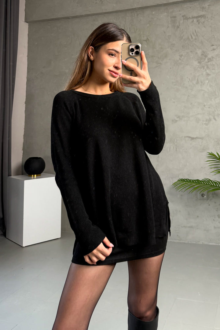 MPL Woman Raglan Sleeve Loose Sweater 5791 - Clarksville