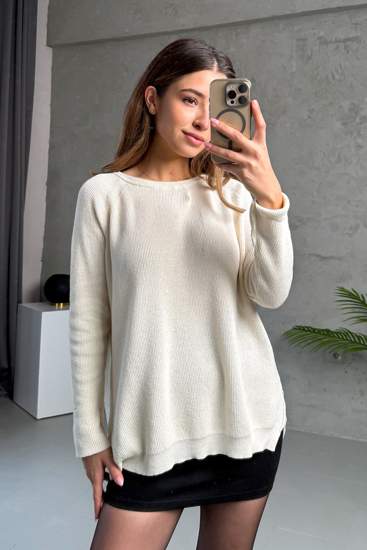 MPL Woman Raglan Sleeve Loose Sweater 5791 - Seixal
