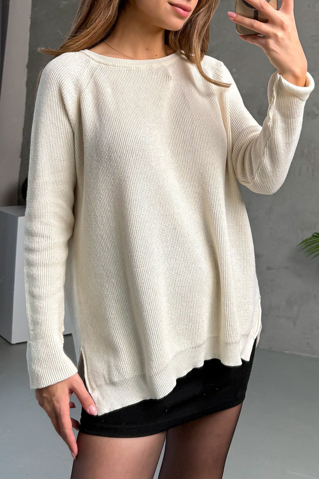 MPL Woman Raglan Sleeve Loose Sweater 5791 - Seixal