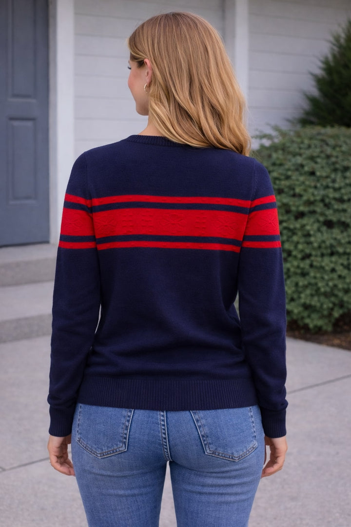 MPL Woman Front Striped Sweater 5825 - Lingen