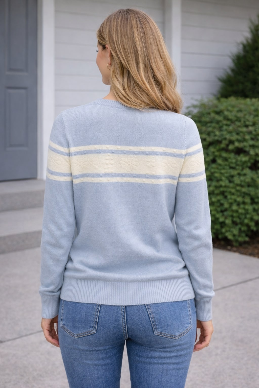 MPL Woman Front Striped Sweater 5825 - Oak Park