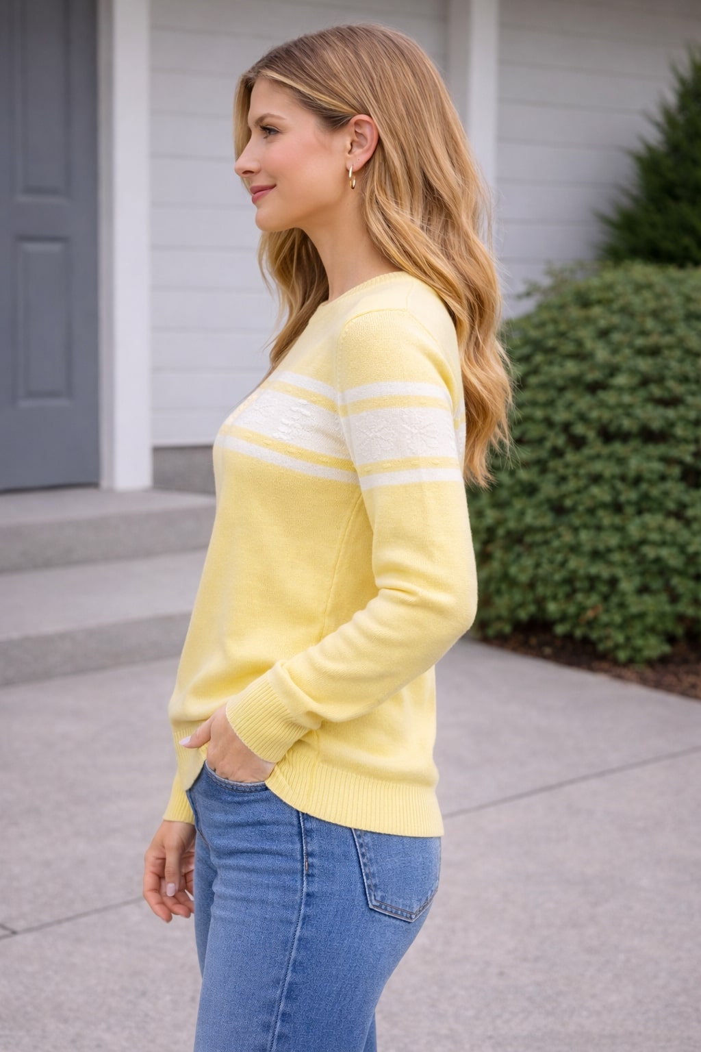 MPL Woman Front Striped Sweater 5825 - Saguenay