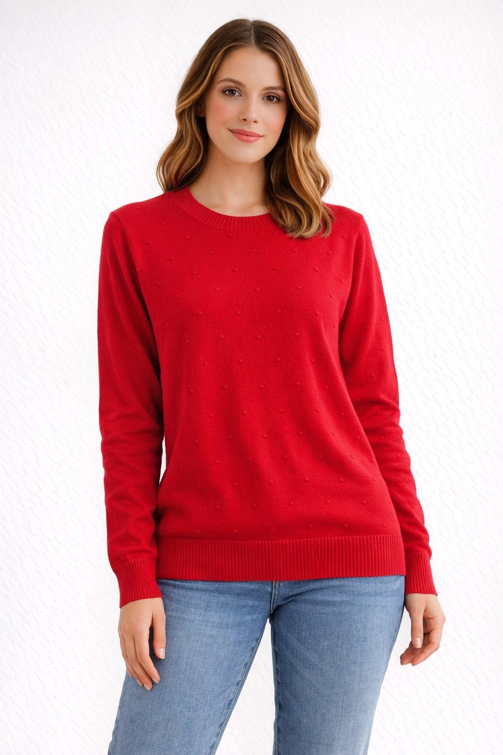 MPL Woman Pom-Pom Patterned Sweater 5826 - Pristina